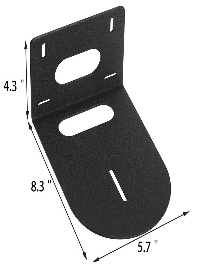 BSWAN Small Universal Wall Mount Bracket for PTZ Camera Select Cameras HCM-1 (Black) - Image 2