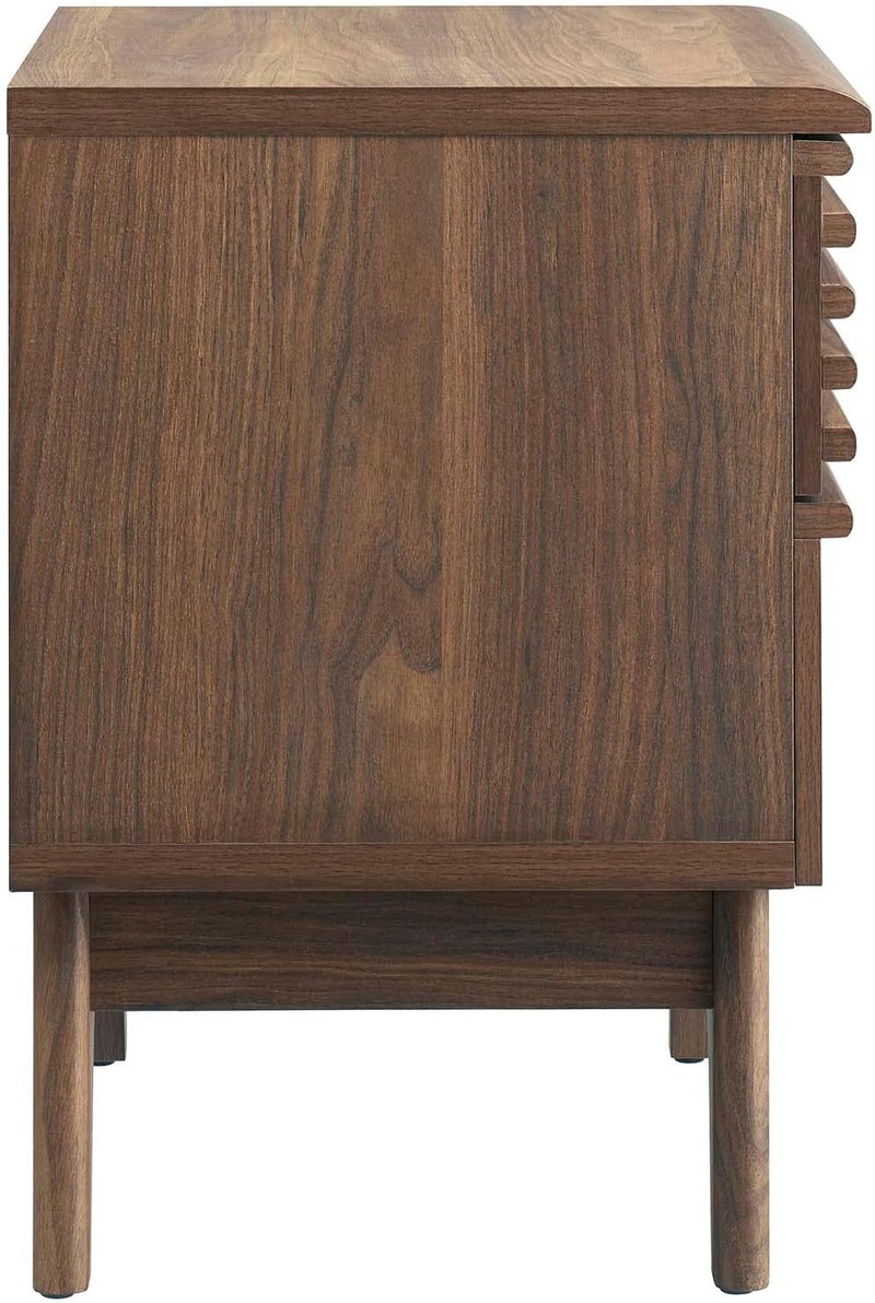 Modway Modway Render MidCentury Modern Nightstand Walnut  - Image 5