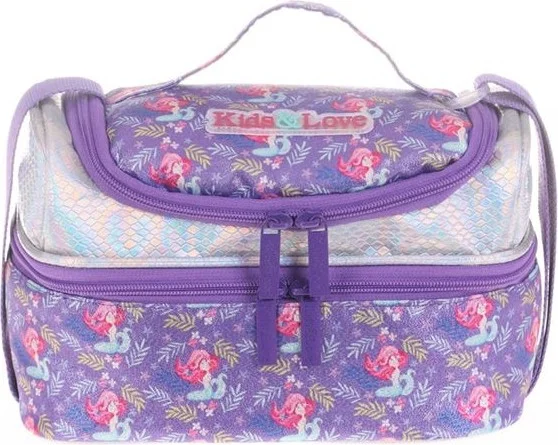KAUKKO Kids&love Mirror - Sim Mermai Lunch Box L7097
