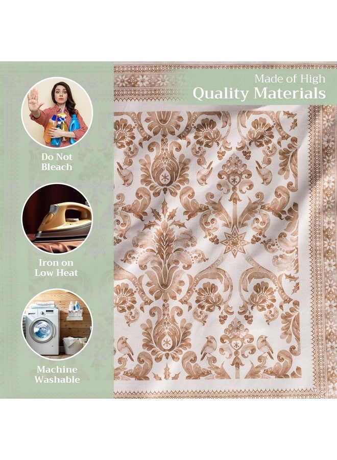 ميزون دي هيرمين مناديل Maison d'Hermine القماشية، مصنوعة من القطن بنسبة 100%، مجموعة من 4 مناديل عشاء قابلة للغسل، مناسبة للمطبخ، والحفلات، وحفلات الزفاف، والمطاعم - هدايا لعيد الأم (Allure، 20 بوصة × 20 بوصة) - Image 2