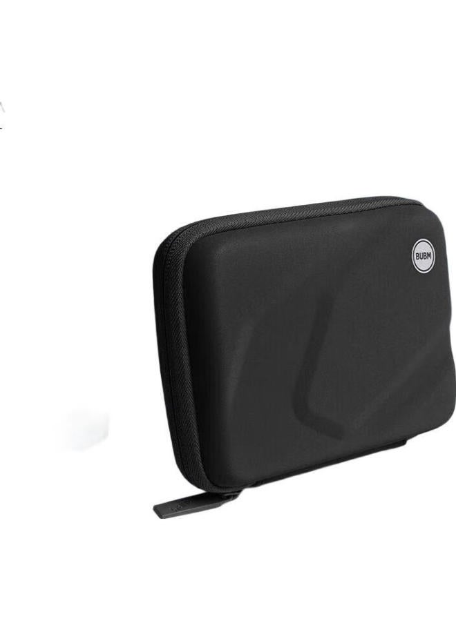 Bubm Portable Hard Drive Case, 2.5-Inch Universal Data Cable Storage Box, Usb Drive And Phone Charger Protective Cover, Digital Accessory Shockproof Case, Bm010D1011-A, Black - Image 2
