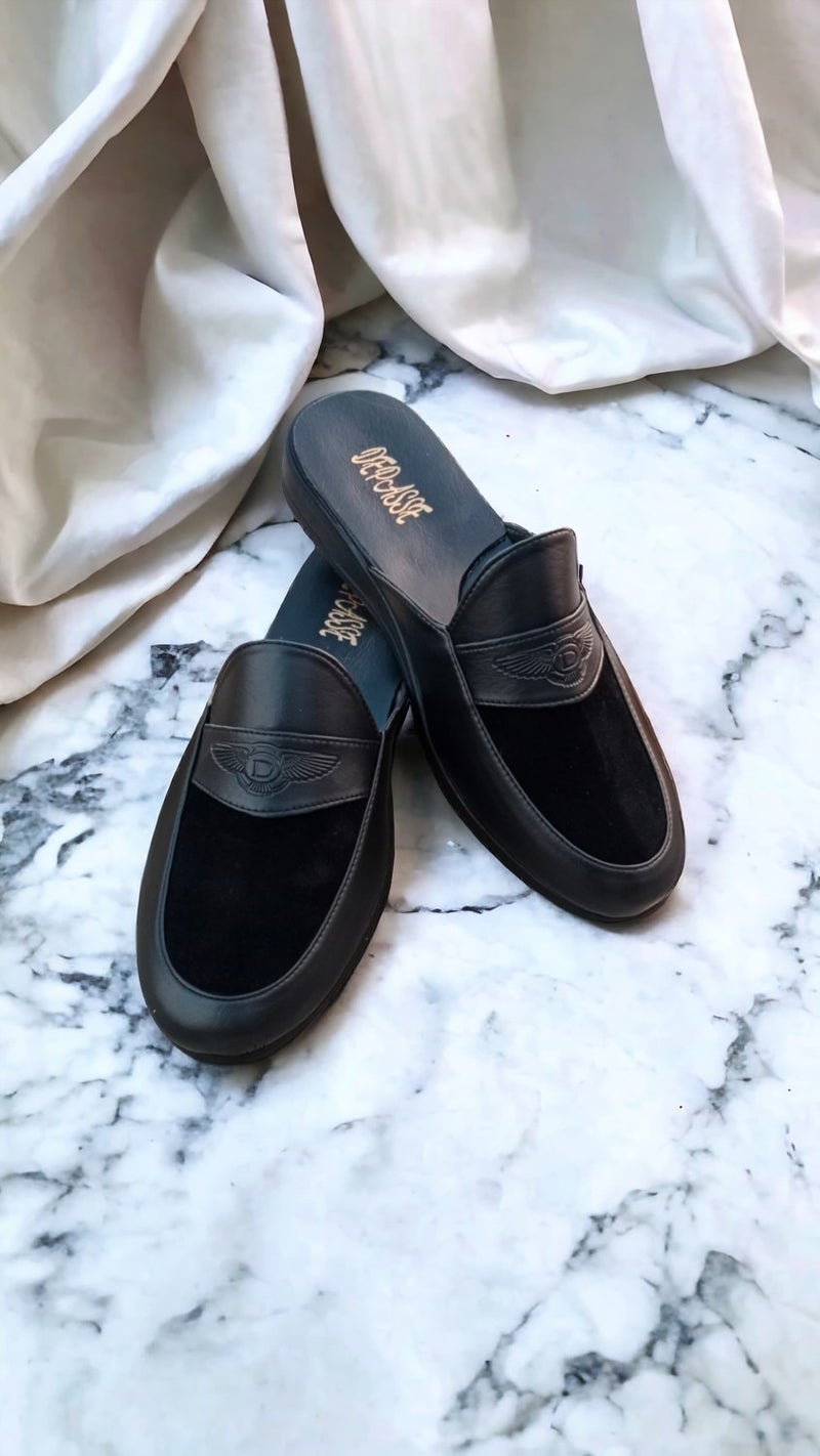 Depasse Black Men's Guest Dowry Bundle and Groom Slippers - Image 3