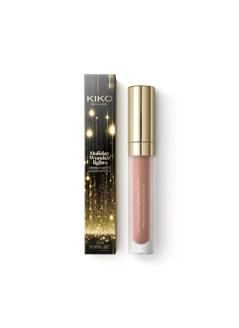 كيكو ميلانو HOLIDAY WONDERLIGHTS SPARKLY MATTE LIQUID LIPSTICK Cozy Fuchsia