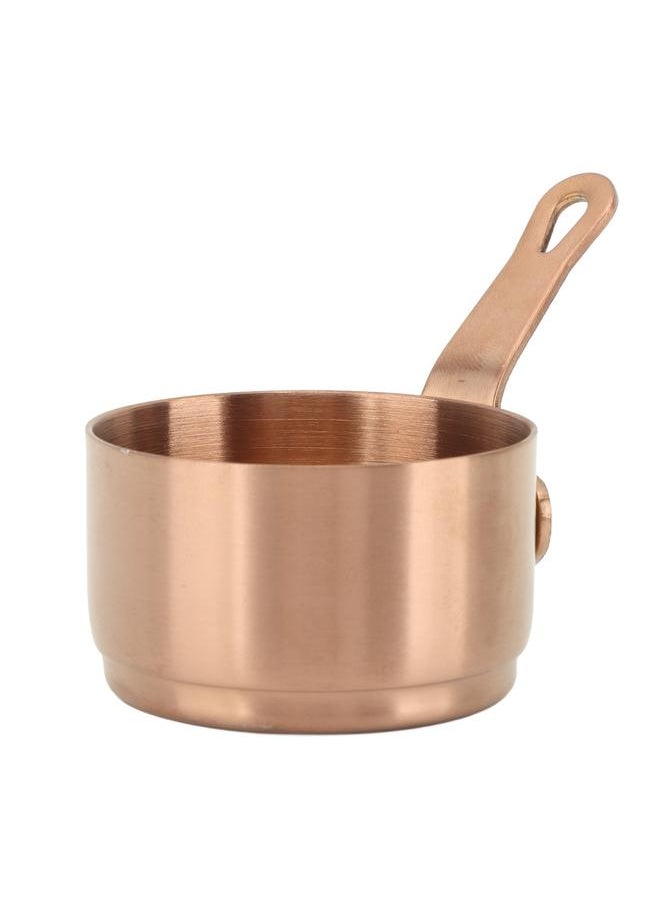 304 Stainless Steel Sauce Bowl with Handle Sauce Cup Pot Dipping Sauce Cup for Condiment Ketchup Appetizer 80ml Rose Gold