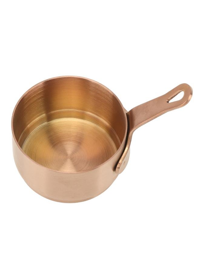 304 Stainless Steel Sauce Bowl with Handle Sauce Cup Pot Dipping Sauce Cup for Condiment Ketchup Appetizer 80ml Rose Gold