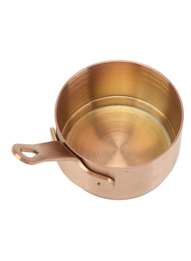 304 Stainless Steel Sauce Bowl with Handle Sauce Cup Pot Dipping Sauce Cup for Condiment Ketchup Appetizer 80ml Rose Gold