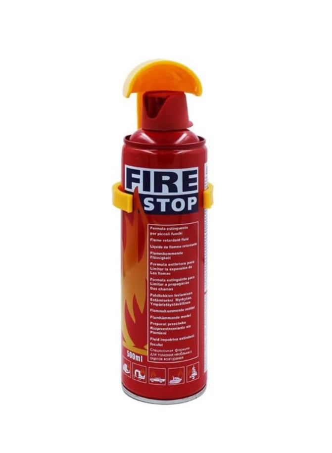 Portable Lightweight 500ML Fire Spray, Car Fire Extinguisher,Stay Safe 5-in-1 Fire Extinguisher, Extinguishing Water Based Spray,For Home, Kitchen,Car, Garage,Boat,Easy to Carry,500ML, Pack of 1 - Image 1