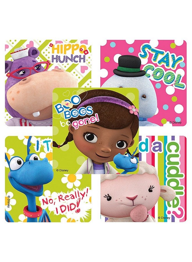 SmileMakers Disney Doc Mcstuffin Stickers Party Favors 100 Per Pack - Image 1