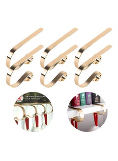 SYOSI Stainless Steel Hooks, 6Pcs Long Handle Closet Racks, Cabinet Rack Hooks, Home Decor Hooks, Stocking Hangers, Decoration Supplies for Home Office Mantle Fireplace  - Image 1