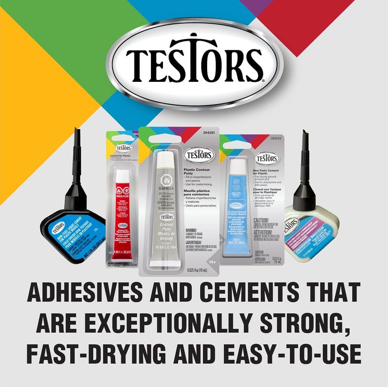 Testors 281216 Liquid Cement for Plastic, 1 Fl Oz - Image 2