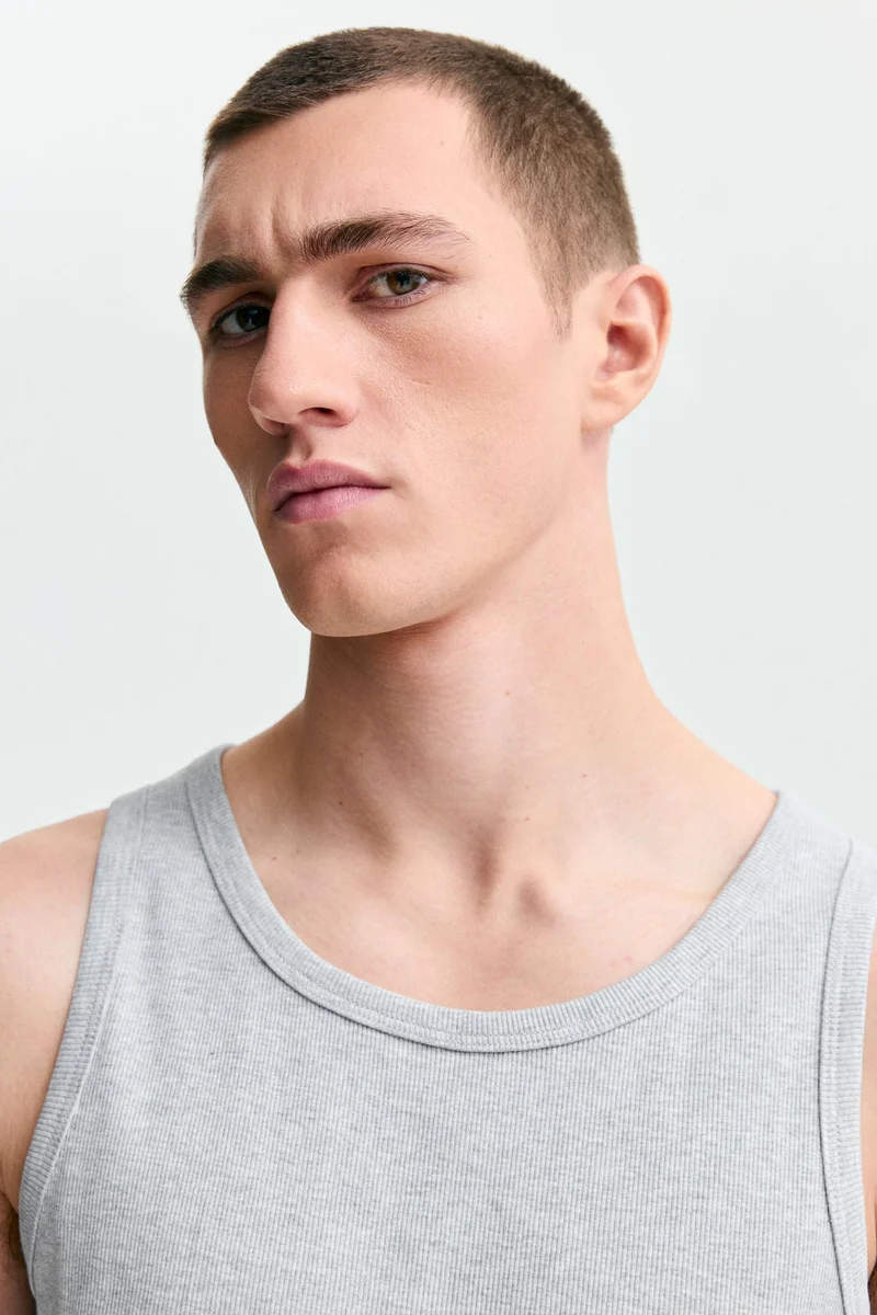 H&M Slim Fit Ribbed vest top