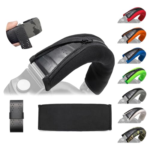 Voarmaks HDJ Headband Cushion Replacement Cover - Compatible with Pioneer HDJ-X5 X5BT X7 X7BT X7S X10 HDJ1000 HDJ1500 HDJ2000 DJ Headphone - Headband Tape Protection (Black) - Image 1