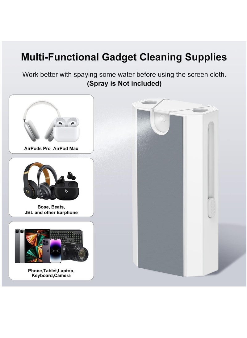 8-in-1 Electronic Cleaning Kit Keyboard Cleaning Kit, Keyboard Cleaning Kit, Portable Multifunctional Cleaning Tool for Pc Monitor/Phone/Laptop/Computer/Bluetooth iPhone (White) - Image 4