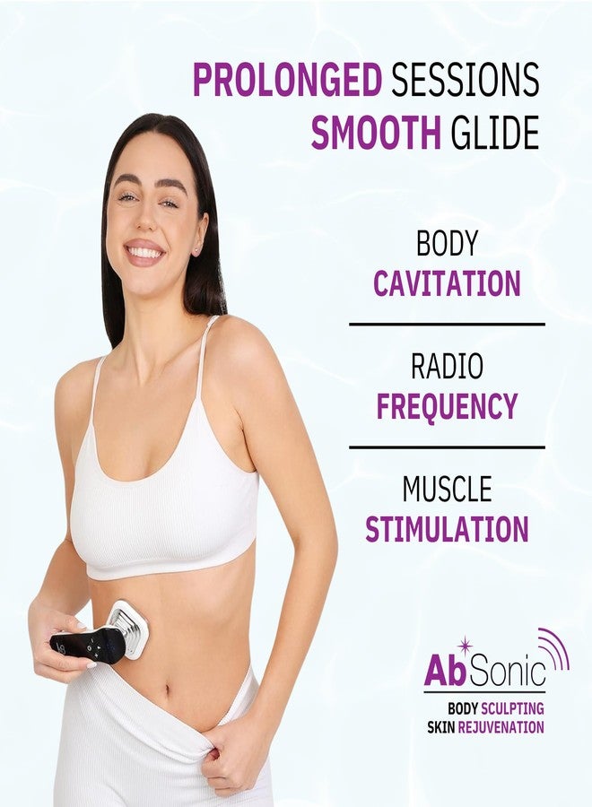 Absonic Sculpt Firming Cavitation Conductive Gel - Toning Gel Enriched with L-Carnitine & Vitamin B5 for Body Cavitation, Sculpting & Tightening Devices - 8.5oz Bottle - Made in USA - Image 3