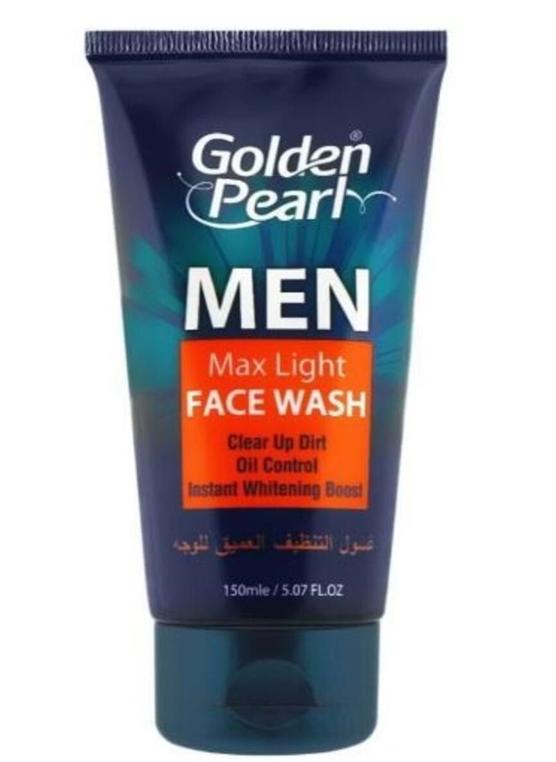 Golden Pearl Golden Pearl Mens Max Light Face Wash 150 ML 