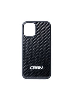 crbn Real Carbon Fiber iPhone 12 Mini Phone Case (Twill) Light Weight & Extra Strong Protective Case by CRBN 