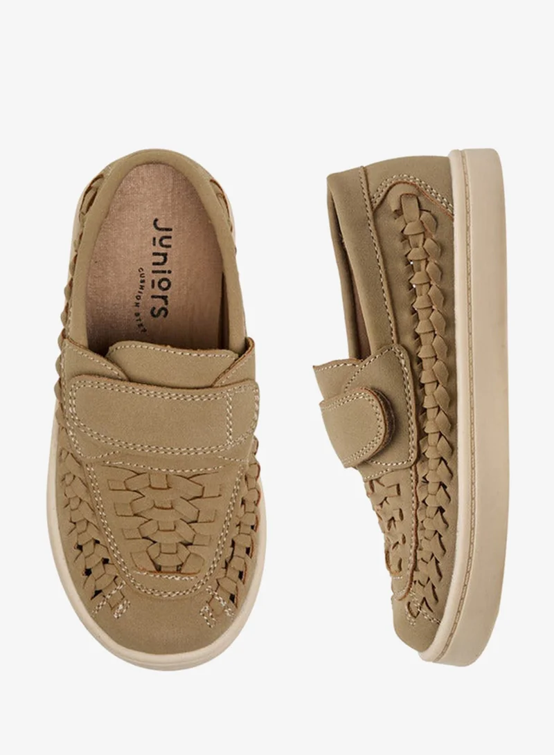 جونيورز أحذية لوفر للأولاد بتفاصيل منسوجة - تشكيلة رمضان