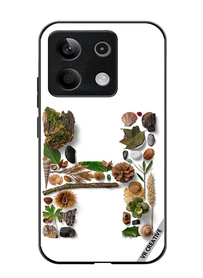 VR CREATIVE Protective Case Cover For Xiaomi Poco X6 Alphabet H Design Multicolour - Image 1