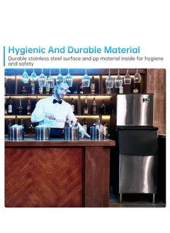 Cool Baby COOLBABY Commercial Ice Maker 280KG/24H, 192 ice-tray, Stainless Steel Industrial Modular Full Dice Ice Cube Machine Professional Refrigeration Equipment  - Image 4
