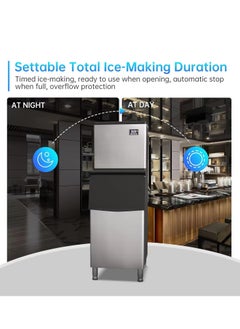 Cool Baby COOLBABY Commercial Ice Maker 280KG/24H, 192 ice-tray, Stainless Steel Industrial Modular Full Dice Ice Cube Machine Professional Refrigeration Equipment  - Image 5