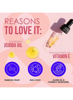 Blue Heaven Silk & Stain Lip Tint, With Jojoba Oil & Vitamin E, Long Lasting, Non Sticky, Transfer Proof Formula, Natural Finish, Sunset Orange,8ml  - Image 3
