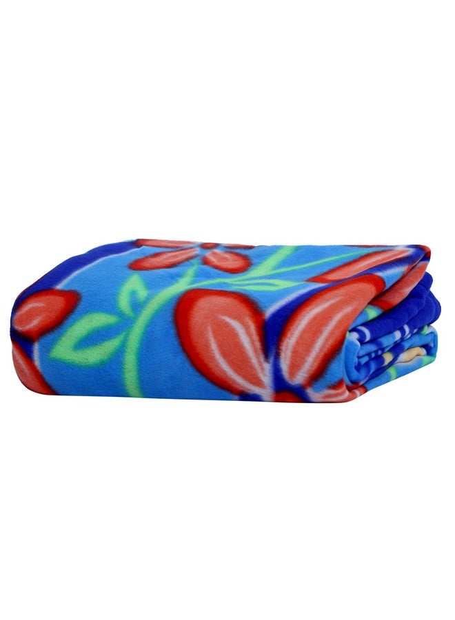 Goyal's ® Fleece Double Bed Multicolour Printed Blanket - Set of 10 - Image 2
