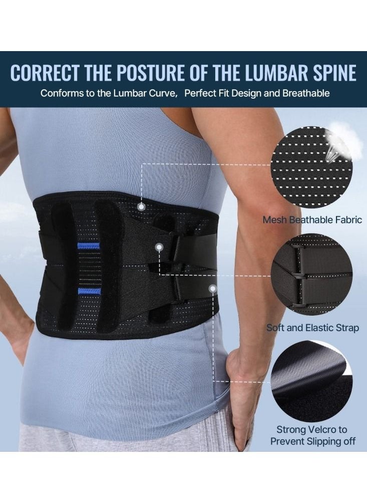 Ru syanl - Back Brace for Lower Back Pain Relief Unisex Lumbar Belt Support Herniated Disc Sacral Ideal for Lifting Working Sports - Image 1