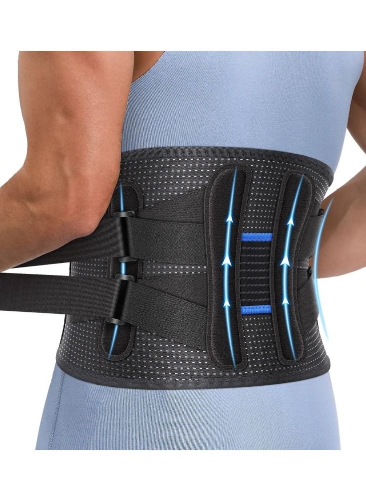 Ru syanl - Back Brace for Lower Back Pain Relief Unisex Lumbar Belt Support Herniated Disc Sacral Ideal for Lifting Working Sports - Image 1