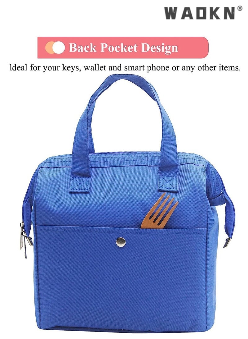 WAOKN Multifunctional Lightweight Simple Lunch Bag Bento Bag Thick Insulated Refrigerated Lunch Handbag Lunch Box Handbag Suitable For Students Women Men Picnic Work Outdoor - Image 3