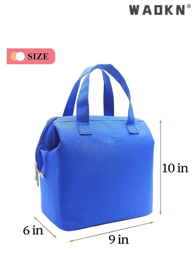 WAOKN Multifunctional Lightweight Simple Lunch Bag Bento Bag Thick Insulated Refrigerated Lunch Handbag Lunch Box Handbag Suitable For Students Women Men Picnic Work Outdoor - Image 4