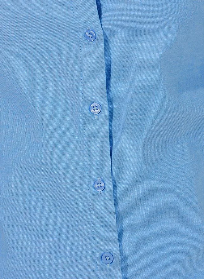 Styli Buttoned Down Loose Fit Sleeveless Shirt