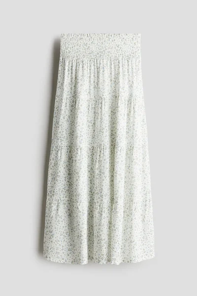 H&M Smocked tiered skirt