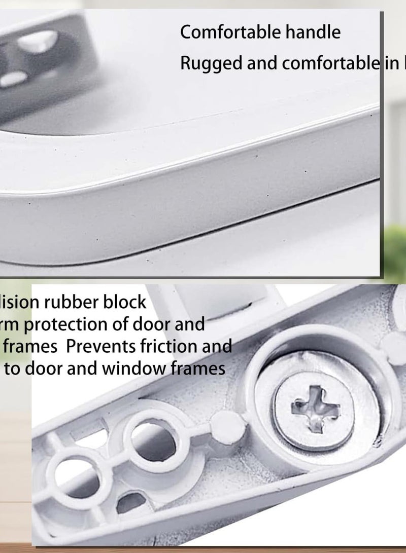 GGOOT 2-Pack Window Handle – Universal Window Handles for UPVC Windows, White Locking Replacement Handles, Left & Right Handed Fit, Durable & Easy to Install for Home & Office - Image 2
