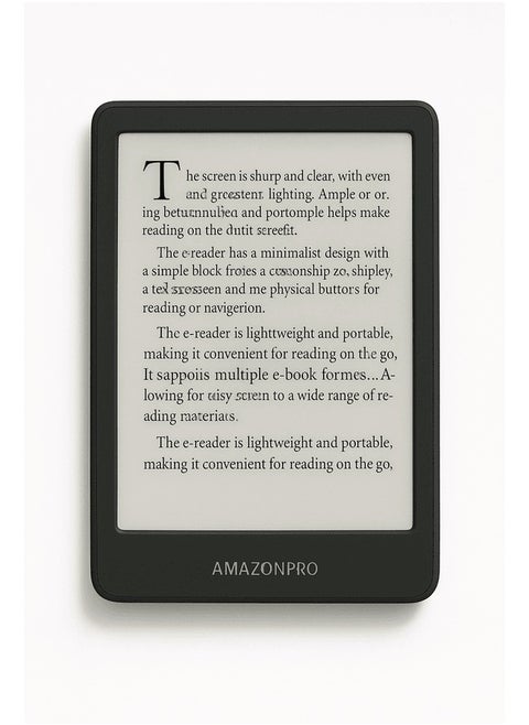 6" Kindle (16GB) – Ultra-Lightweight & Compact, Glare-Free Display, Faster Page Turns, Adjustable Front Light, Long Battery Life – Black