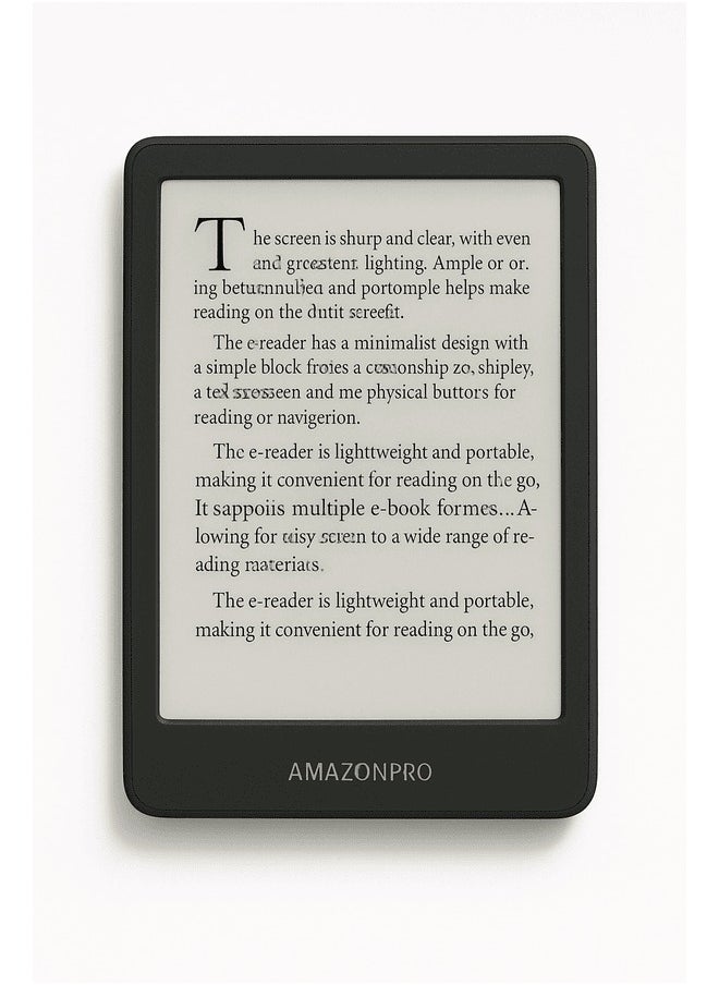 6" Kindle (16GB) – Ultra-Lightweight & Compact, Glare-Free Display, Faster Page Turns, Adjustable Front Light, Long Battery Life – Black