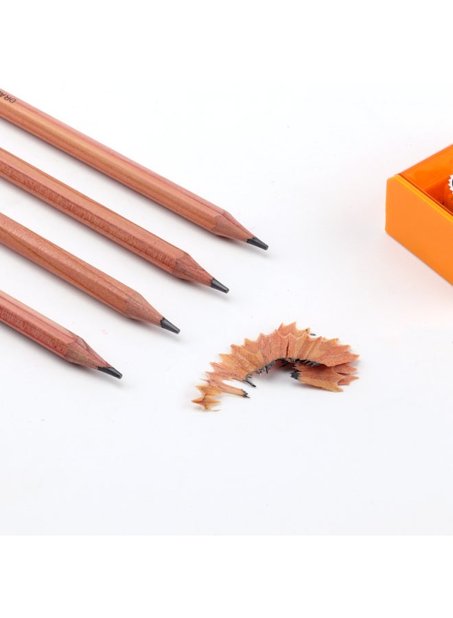 Baoke (Baoke) Pl1644 Office Drawing Pencil Art Sketch Pencil Student Pencil Multiple Gradients 4B 12 Pieces - Image 2