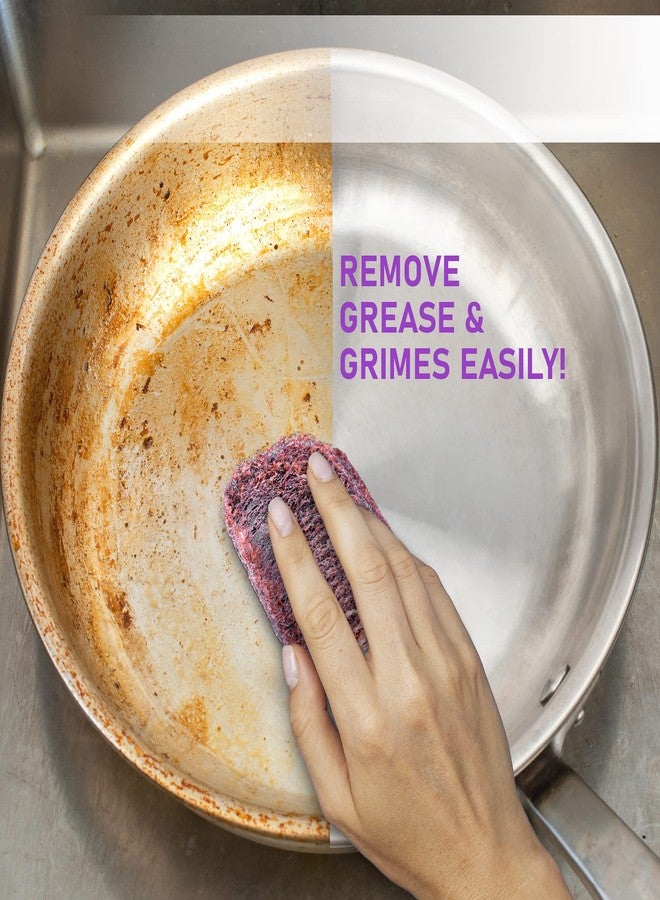 SteadMax 60 Steel Wool Soap Pads, Pre-Soaped Metal Scouring Pads for Easy Cleaning of Pots, Pans, Ovens and Dishes (60 Pack) - Image 3