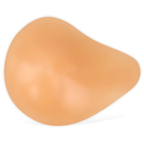 ONEFENG Artificial Symmetrical Breast Form Post Mastectomy Breast Prosthesis Left Spiral Shape Breasts Only One Piece - Image 1