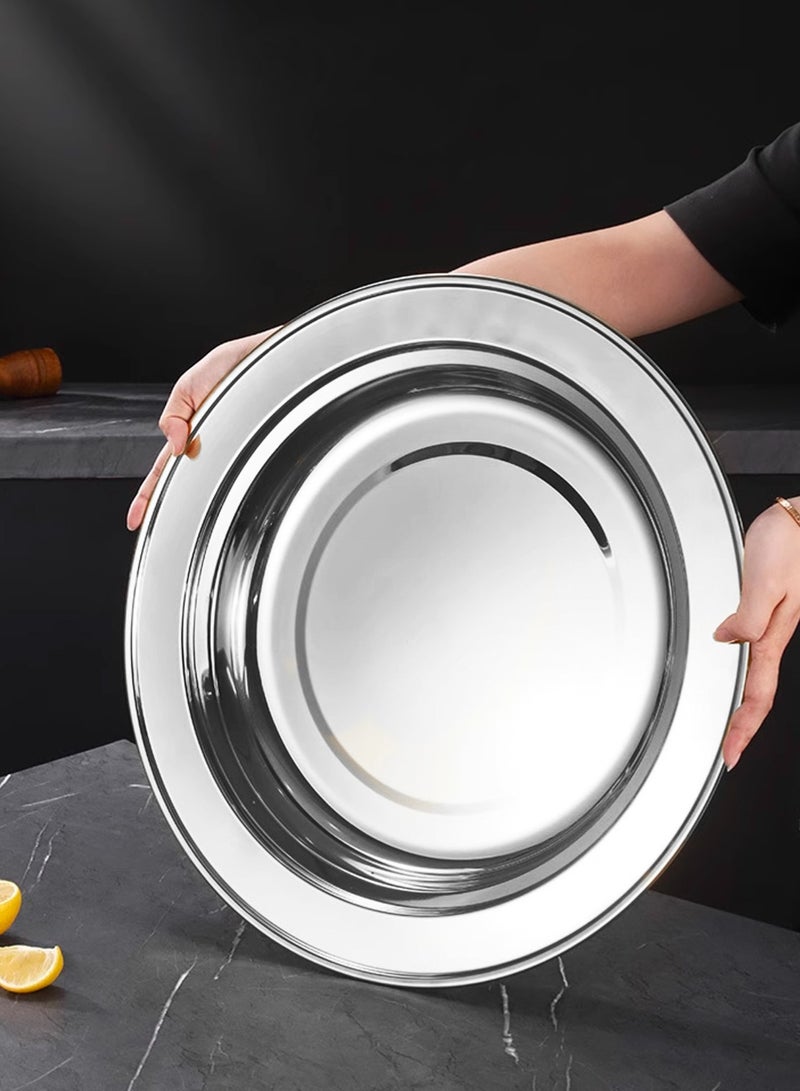 Morlife Stainless steel Serving tray with cover 47cm - Image 4