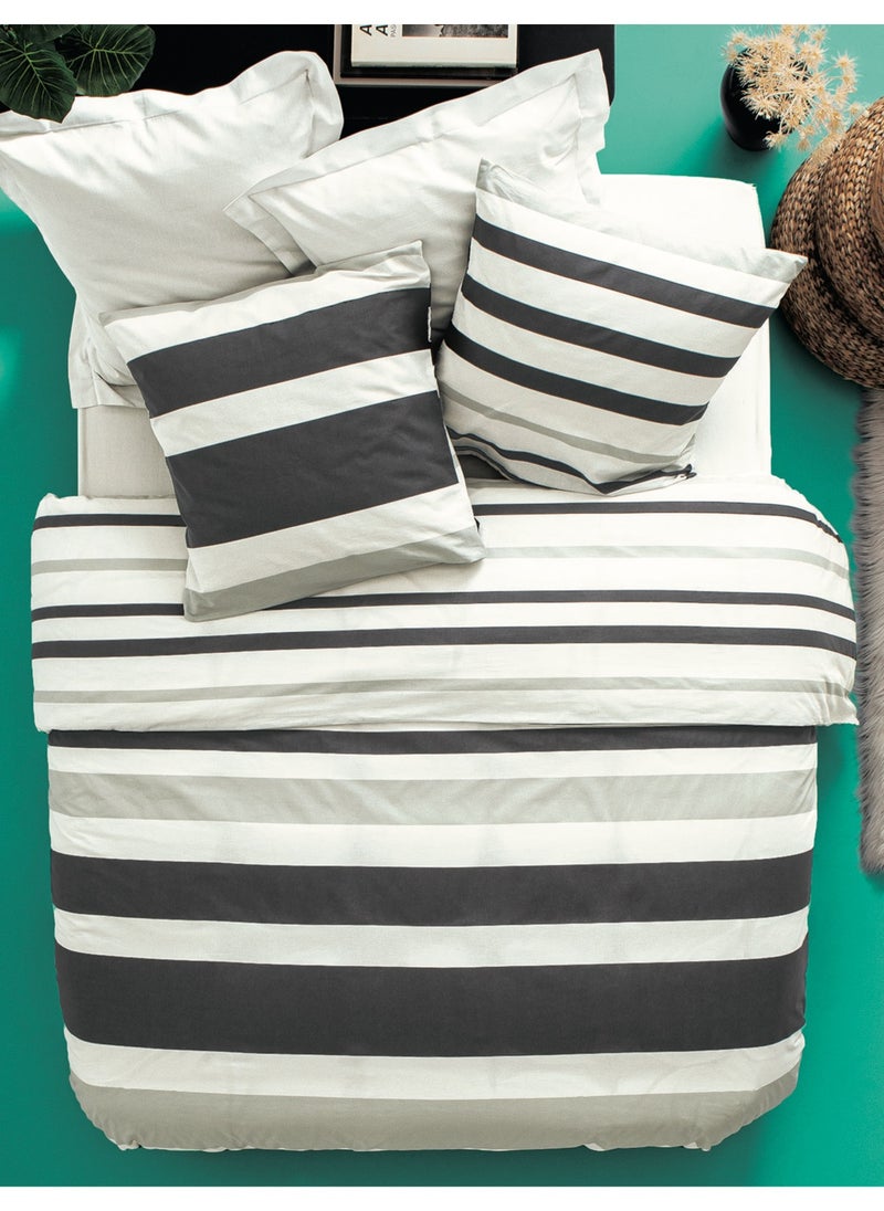 Home-Tex Design 3-Piece Hometex Design 100% Cotton Duvet Cover Set - Printed - Fermanville (240x200cm)  - Image 1