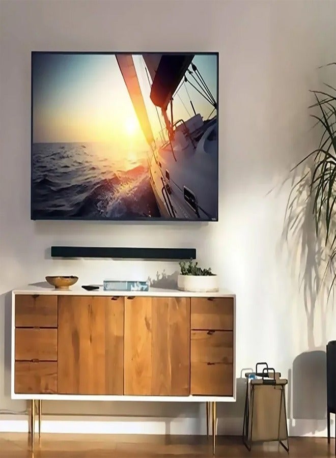 Skill Tech SH 45F Fixed TV Wall Mount Bracket for 26-65 Inch LED/LCD Screens, VESA 400x400, Slim 30mm Profile, Max Load 45kg – Economic Series, Black - Image 3