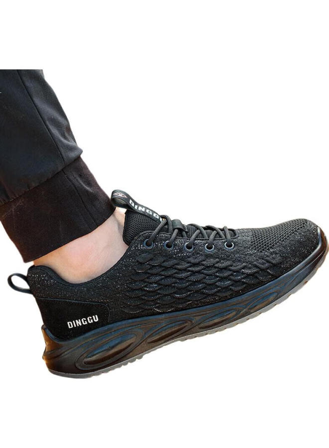 Dinggu أحذية السلامة خفيفة الوزن للرجال مع مقدمة فولاذية JD1200Hei39 - Image 1
