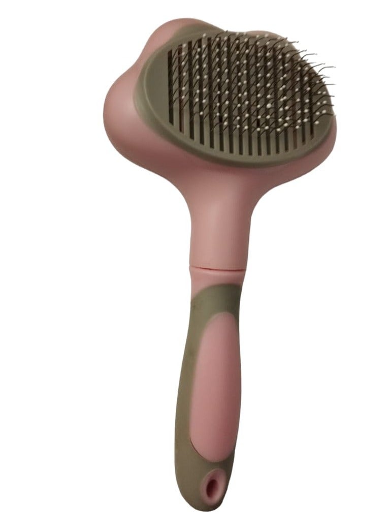 Grooming Brush For Dogs And Cats To Detangle Hair With Self-cleaning Brush - Image 1