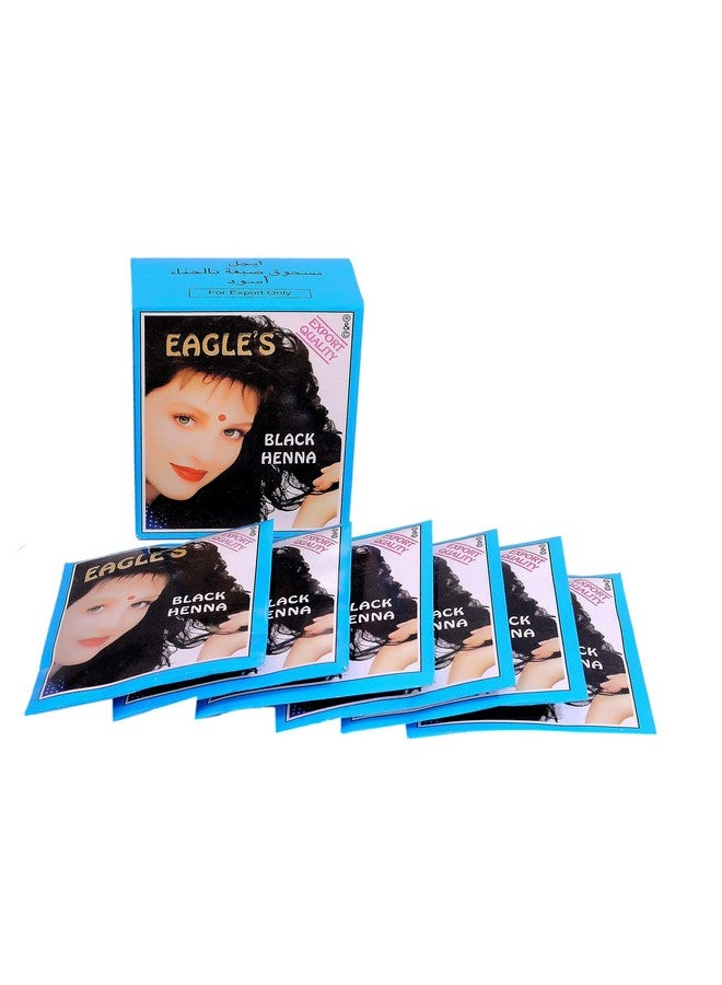 إيجلز مسحوق الحناء السوداء من إيجلز، 6 أكياس × 10 جم لكل كيس - Image 3