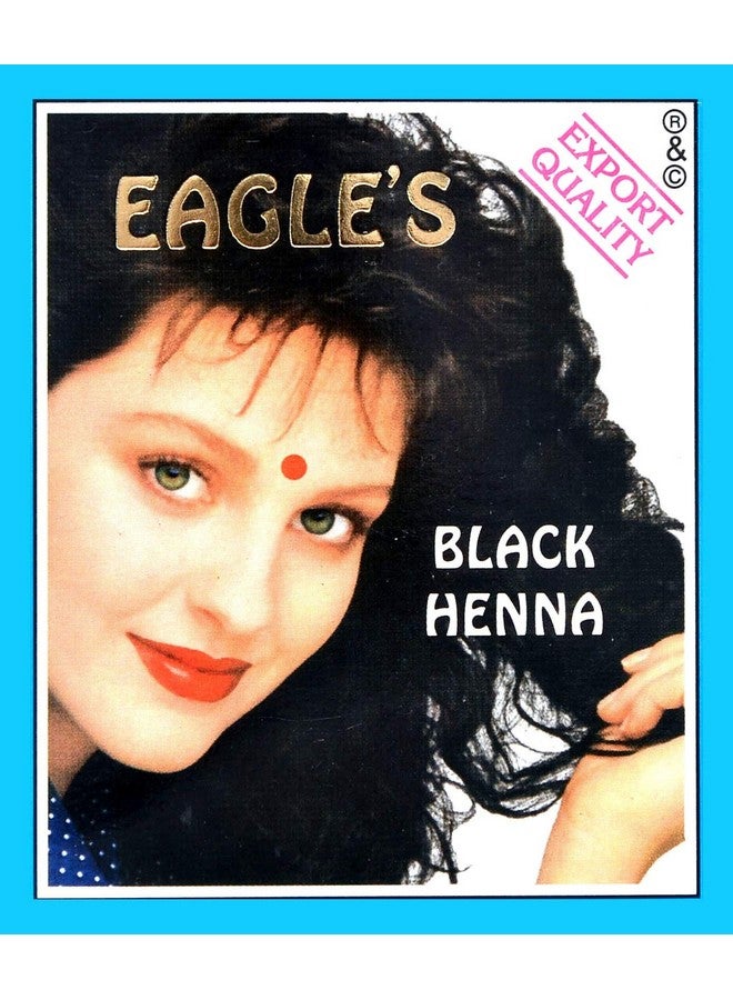 إيجلز مسحوق الحناء السوداء من إيجلز، 6 أكياس × 10 جم لكل كيس - Image 1