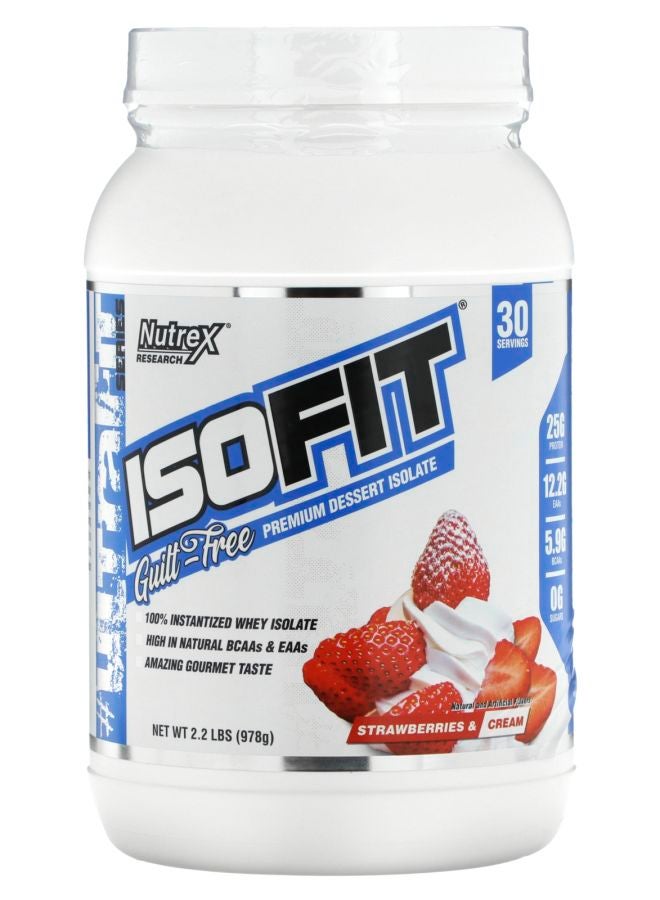 Nutrex Research IsoFit Strawberries & Cream 2.2 lbs (978 g)
