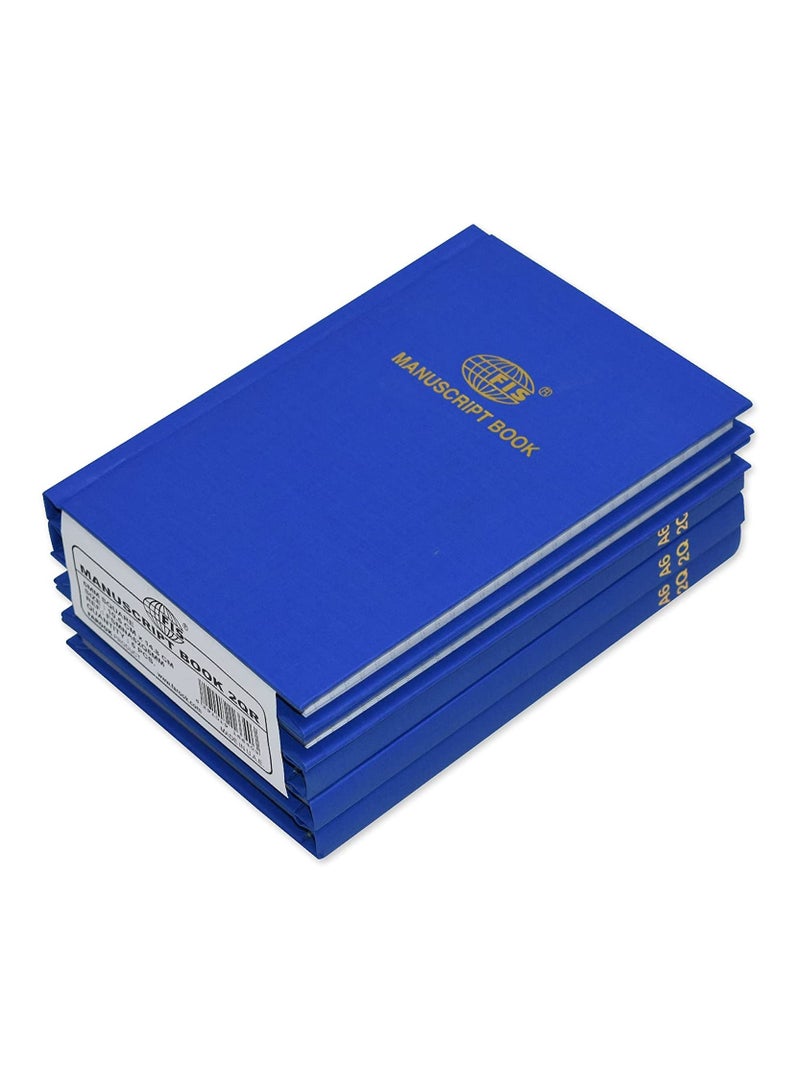Fis 5 PCS Manuscript Notebook, 5 MM Square, 2 Quire (96 Sheets), Size A6 (10X15 CM) - FSMNA62Q5MM_5PC - Image 1