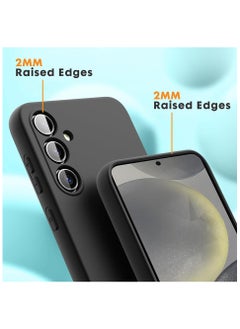 Generic For Samsung Galaxy S25 Plus Silicone Back Color Cover,Camera Protection From Shocks From TPU Compatible For Samsung Galaxy S25 Plus (6.7'') (Black)  - Image 5