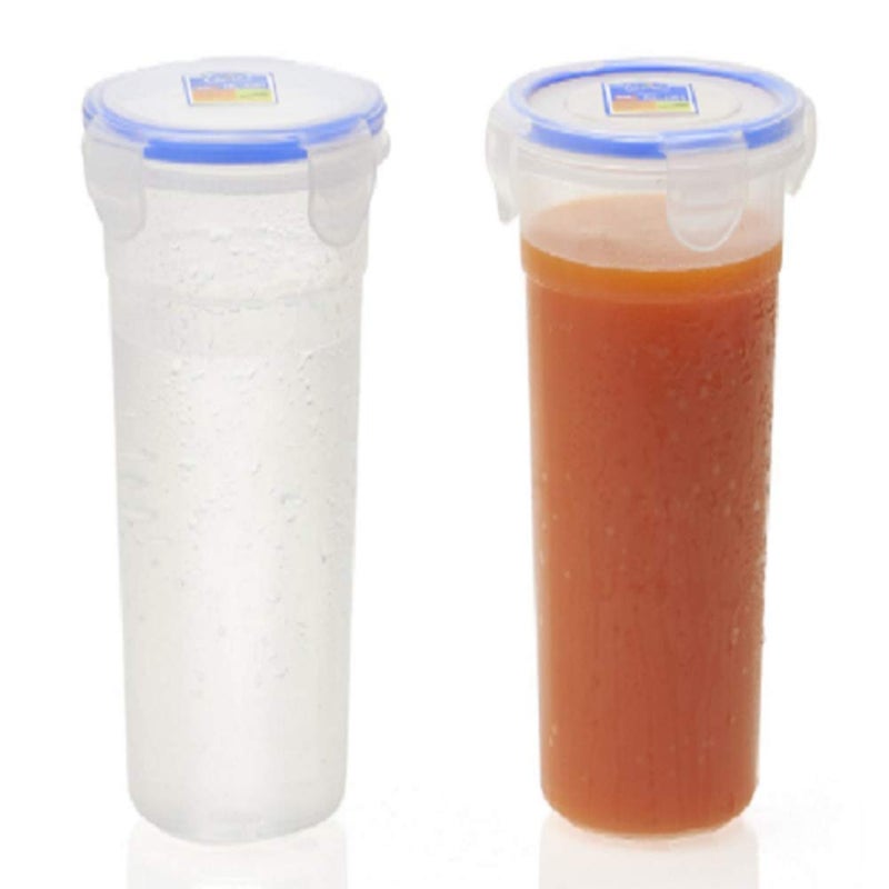 SHEEJAI Tumbler Glass Set of 2 (450ml) for Multi USE Container Like Milk Juice Any Liquid Carry Safely - Image 5