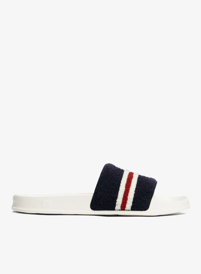Tommy Hilfiger Global Stripe Towelling Pool Slides